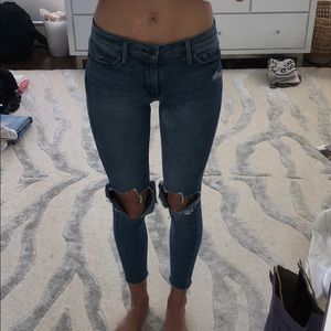 Black Orchid Noah Ankle Fray jeans